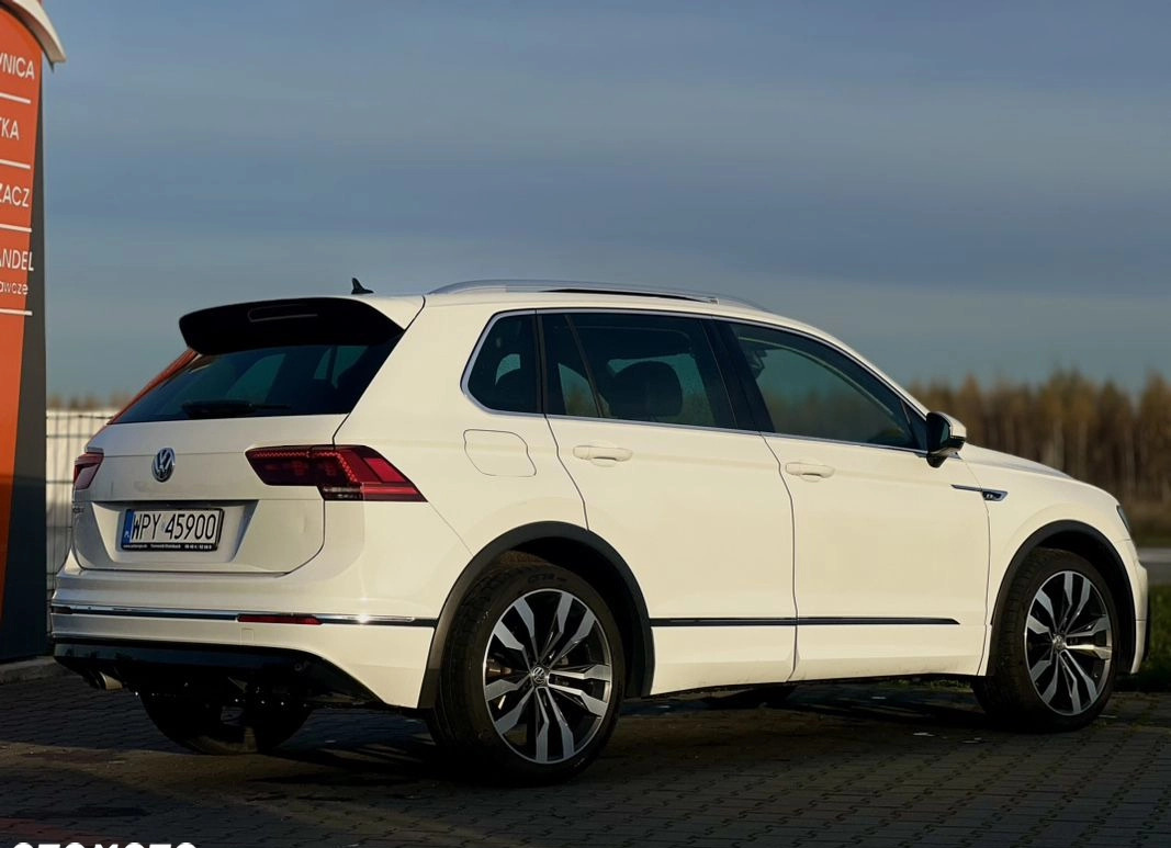 Volkswagen Tiguan cena 95600 przebieg: 190000, rok produkcji 2016 z Jedwabne małe 277
